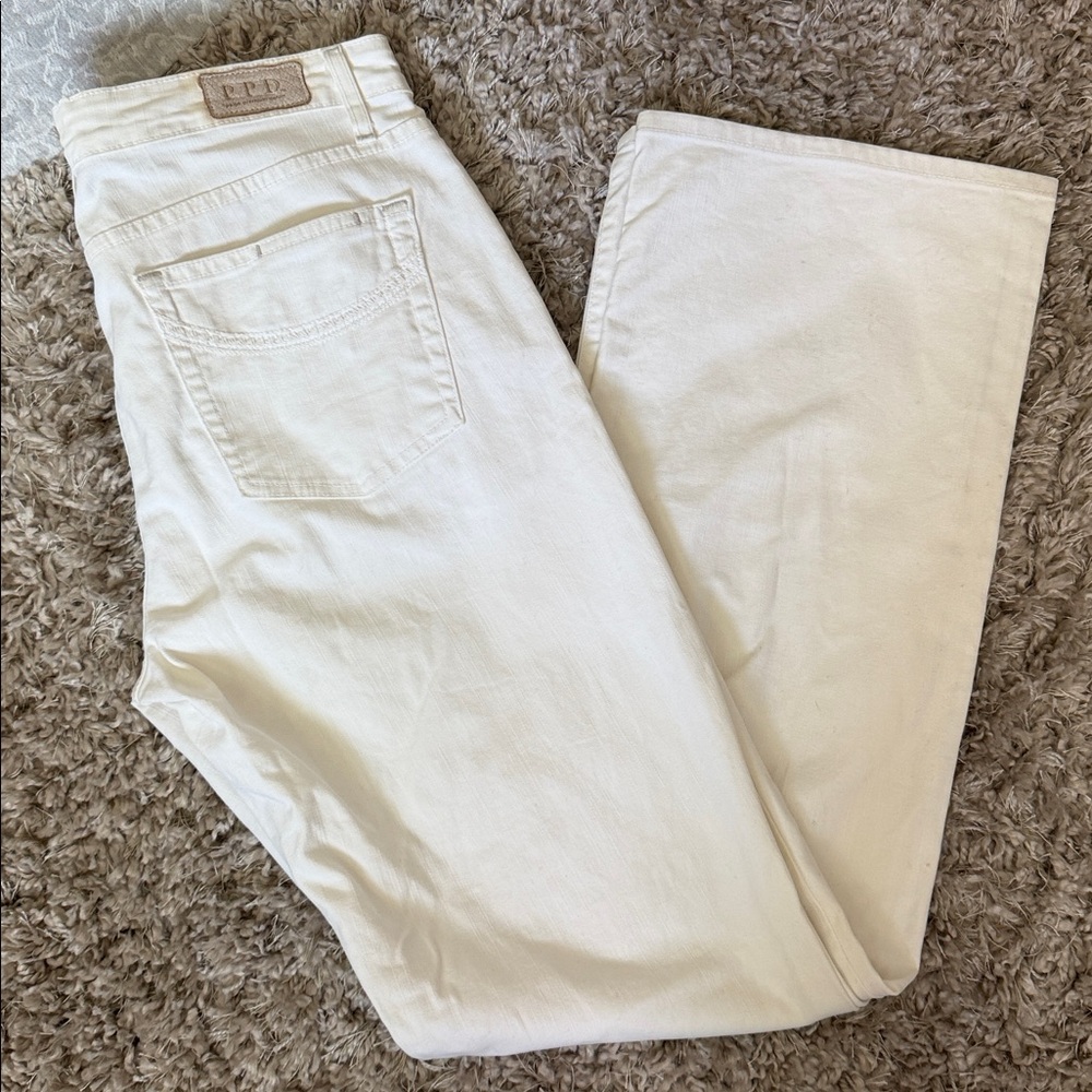 P.P.D. Men's White Jeans in a Relaxed Fit Sz. 33 PPD Paige Premium Denim JRG
